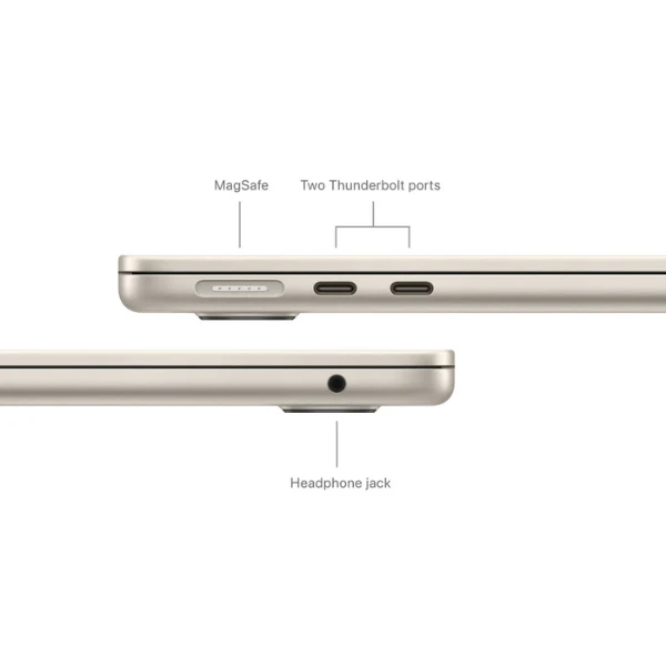Apple MacBook Air M3 13-inch 256GB 8GB RAM 8-Core CPU 8-Core GPU (2024) Starlight - Image 4