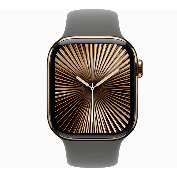 Apple Watch Series 10 42MM (GPS + Cellular) - Gold Titanium - Image 2