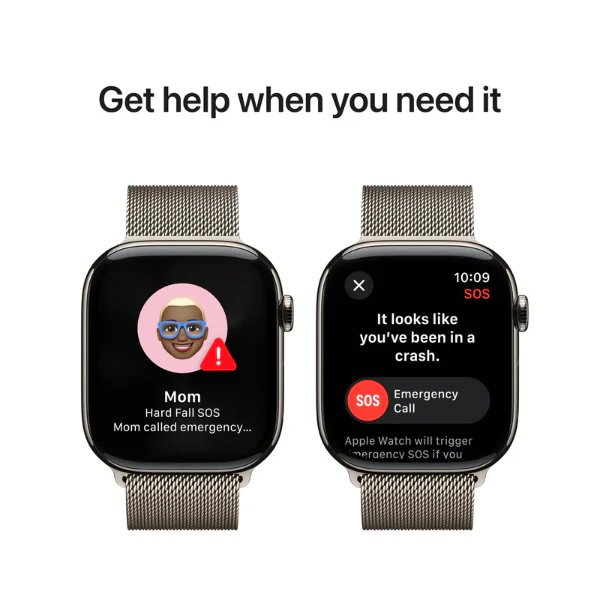 Apple Watch Series 10 46MM (GPS + Cellular) - Gold Titanium - Image 4
