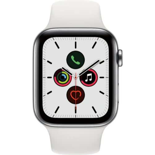 Apple Watch Series 5 44MM (GPS + Cellular) - Silver Stainless Steel - Image 2