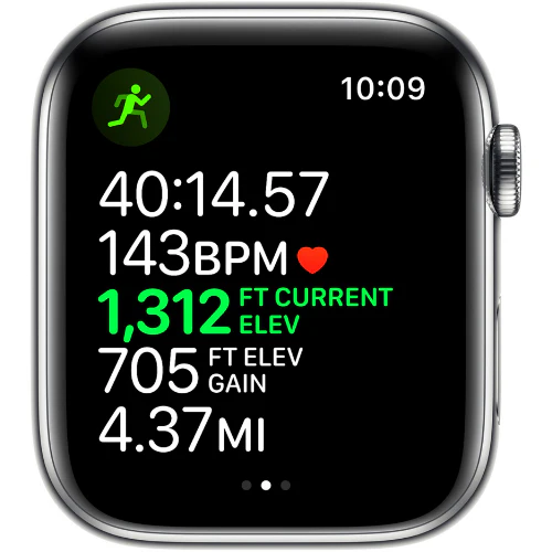 Apple Watch Series 5 44MM (GPS + Cellular) - Silver Stainless Steel - Image 3