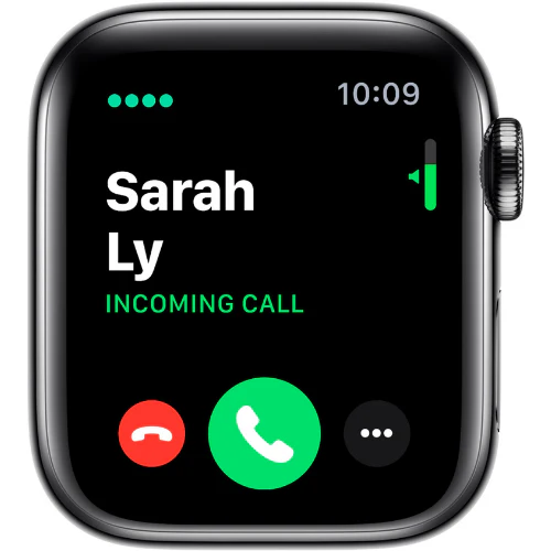 Apple Watch Series 5 44MM (GPS + Cellular) - Space Black Stainless Steel - Image 2