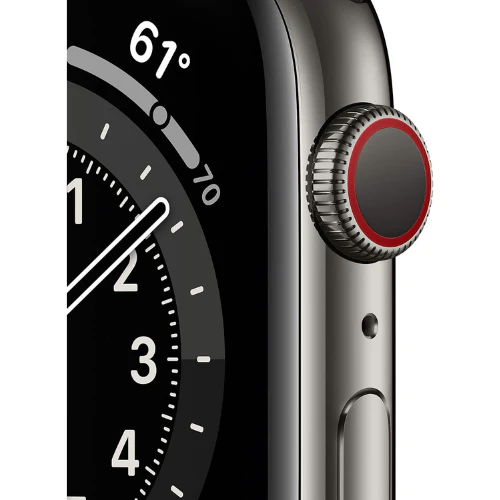 Apple Watch Series 6 44MM (GPS + Cellular) - Graphite Stainless Steel - Image 2