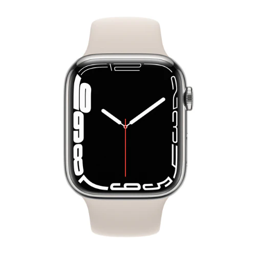 Apple Watch Series 7 41MM Silver Stainless Steel (GPS + Cellular) - Image 2