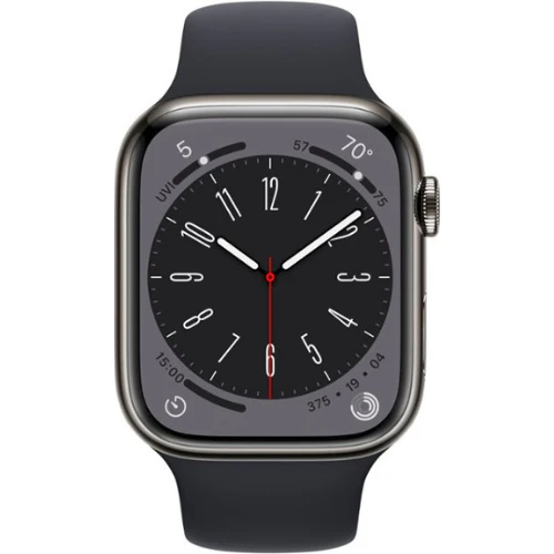 Apple Watch Series 8 45MM (GPS + Cellular) - Graphite Stainless Steel - Image 2