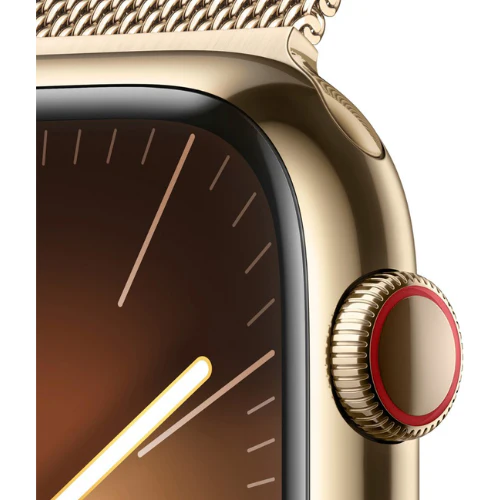 Apple Watch Series 9 41MM (GPS + Cellular) - Gold Stainless Steel - Image 3