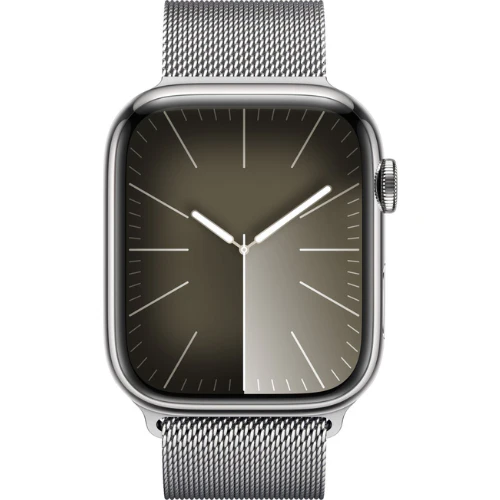 Apple Watch Series 9 41MM (GPS + Cellular) - Silver Stainless Steel - Image 2
