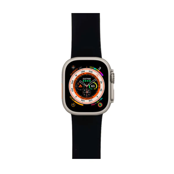 Apple Watch Ultra 2 49MM (Cellular + GPS) Natural Titanium + Silicone Band - Image 2