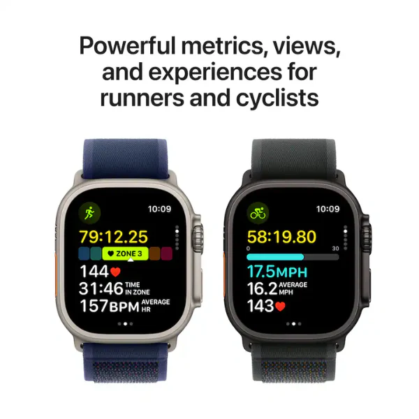 Apple Watch Ultra 2 49MM (Cellular + GPS) Natural Titanium + Silicone Band - Image 4