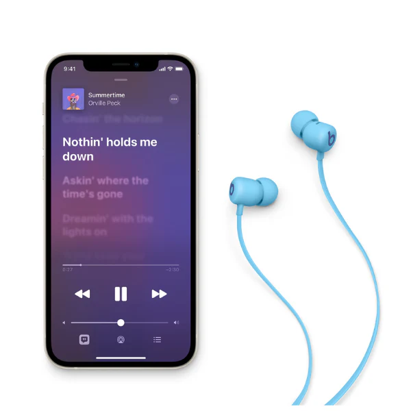 Beats Flex - Beats By Dre - High-Performance Wireless Earbuds - Flame Blue - Image 3