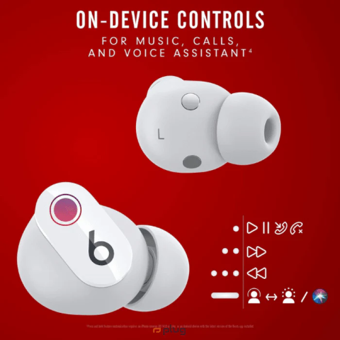 Beats Studio Buds - True Wireless Noise Cancelling Earphones - White - Image 8