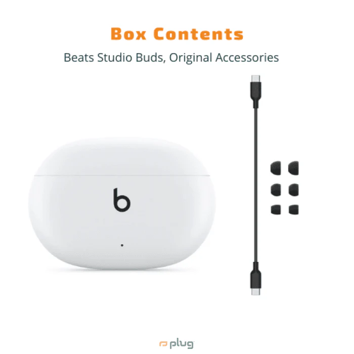 Beats Studio Buds - True Wireless Noise Cancelling Earphones - White - Image 9