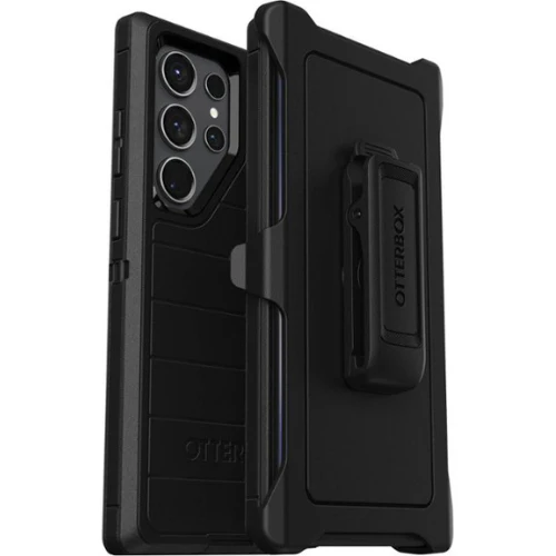 OtterBox Defender Series Pro Hard Shell Case for Samsung Galaxy S23 Ultra - Black - Image 3