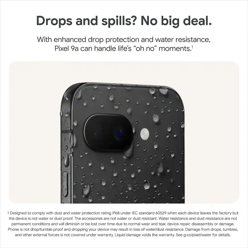 Google Pixel 9a Obsidian 128GB (Unlocked) - Image 3