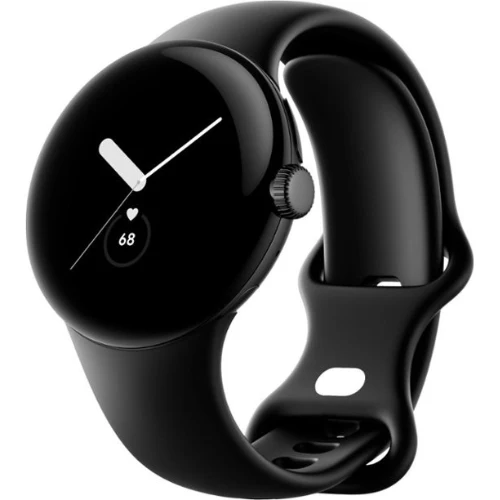 Google Pixel Watch (1st Gen) 41MM (GPS) - Matte Black Stainless Steel - Image 2