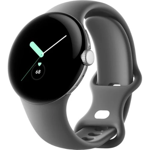 Google Pixel Watch (1st Gen) 41MM (GPS) - Polished Silver Stainless Steel - Image 2