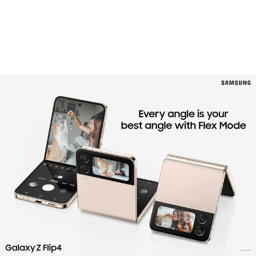 Samsung Galaxy Z Flip 4 256GB 5G - Pink Gold - Image 5
