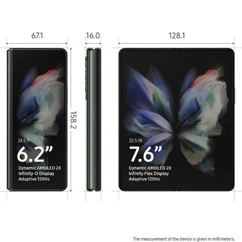 Samsung Galaxy Z Fold 3 512GB 5G - Phantom Green - Image 4