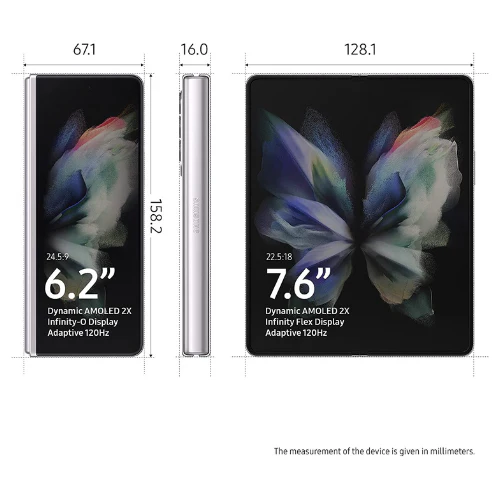 Samsung Galaxy Z Fold 3 512GB 5G - Phantom Silver - Image 5